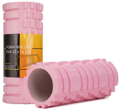 Масажний ролик Cornix EVA 33 x 14 см (валик, роллер) XR-0036 Light Pink
