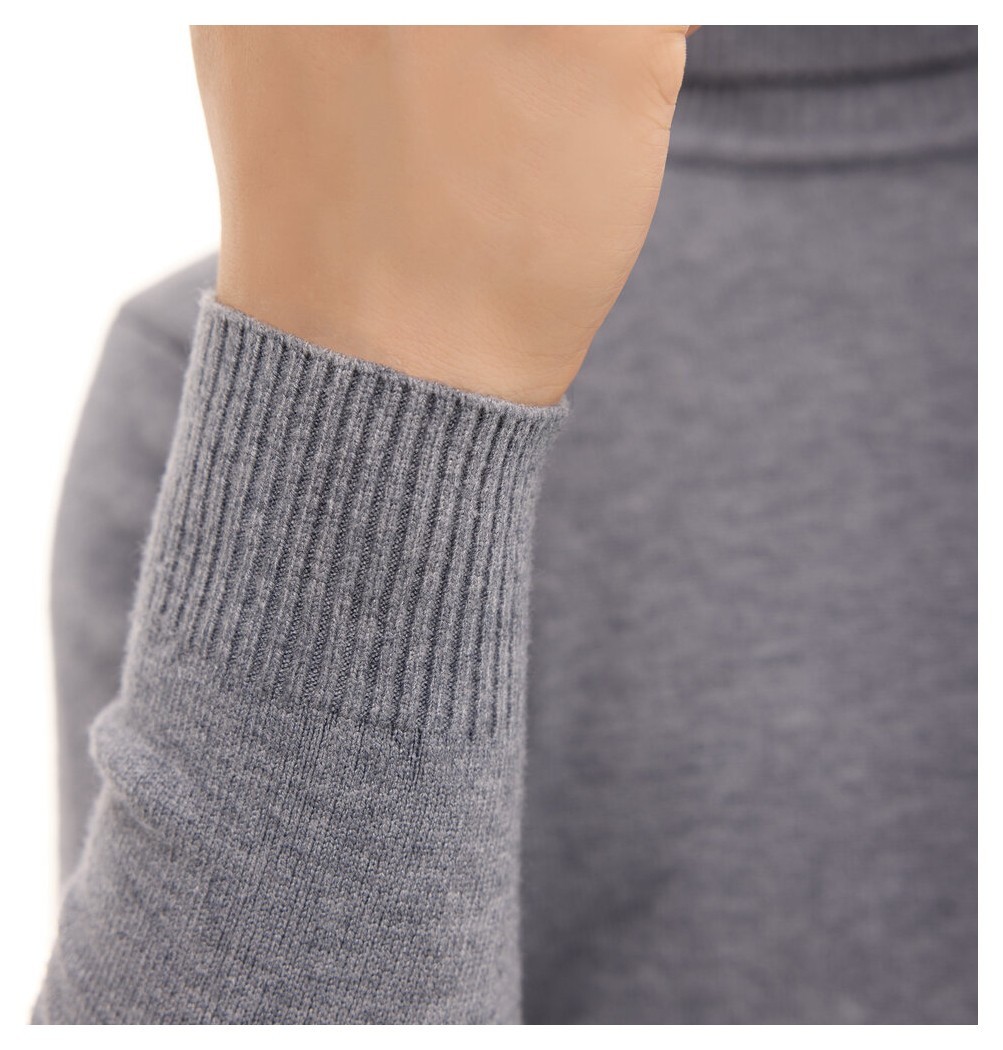 Чоловічий сірий гольф Pobedov Neck. Гольф чоловічий осінь зима