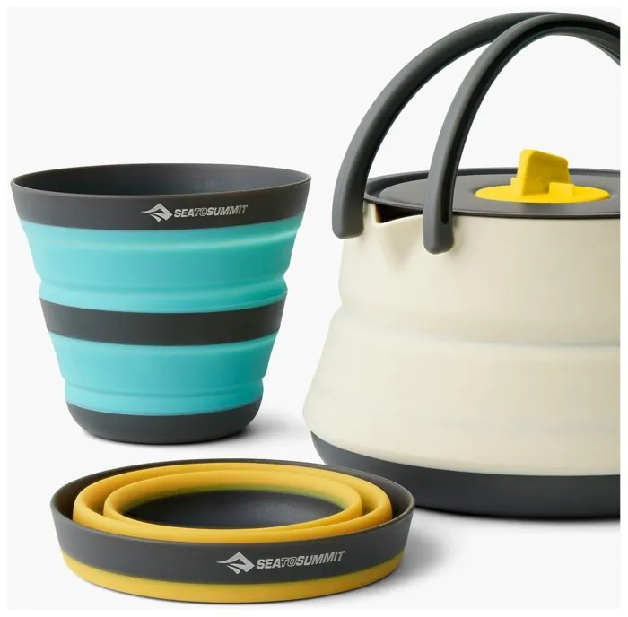 Набір посуду Sea to Summit Frontier UL Collapsible Kettle Cook Set w/Sack з чохлом, на 2 персони