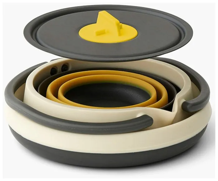Набір посуду Sea to Summit Frontier UL Collapsible Kettle Cook Set w/Sack з чохлом, на 2 персони