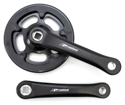 Шатун алюм. L152мм 36T під квадрат чорн. без болтів (черн.)