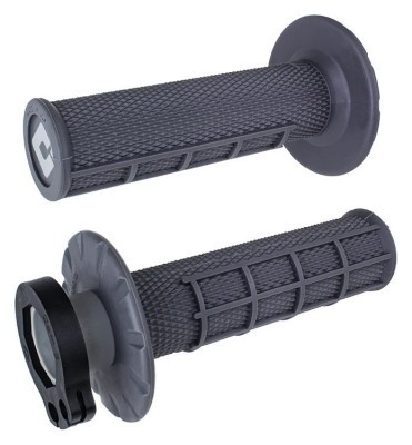Мото гріпси ODI HALF-WAFFLE MX V2 Lock-On Graphite