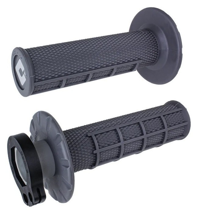 Мото гріпси ODI HALF-WAFFLE MX V2 Lock-On Graphite