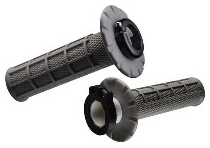Мото гріпси ODI HALF-WAFFLE MX V2 Lock-On Graphite