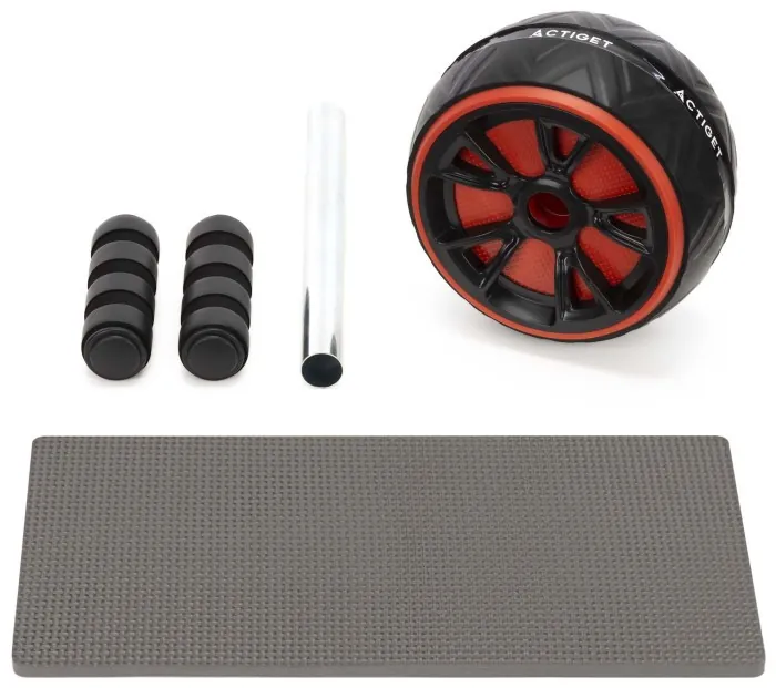 Ролик (гімнастичне колесо) для преса Actiget Ab Wheel ACT0111 Black/Red