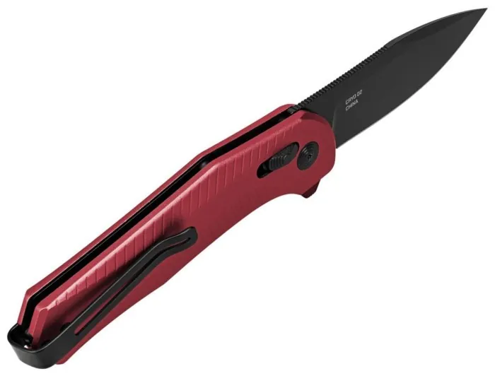 Ніж складаний SOG Diverge XR Drop Point, Dark Red/Black
