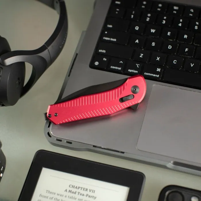 Ніж складаний SOG Diverge XR Drop Point, Dark Red/Black