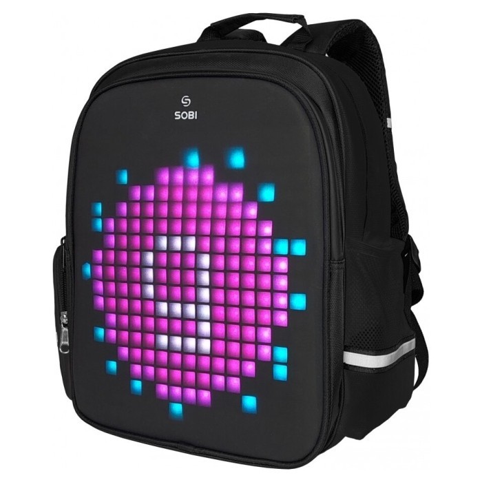Рюкзак Sobi Pixel Kids SB9701 Black із LED екраном, укр, укр