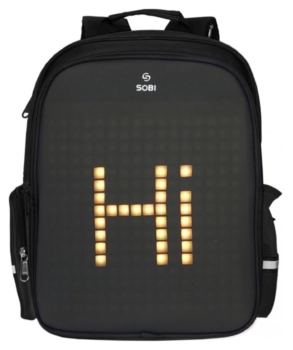 Рюкзак Sobi Pixel Kids SB9701 Black із LED екраном