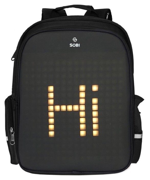 Рюкзак Sobi Pixel Kids SB9701 Black із LED екраном, укр, укр