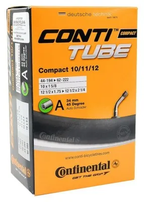 Камера Continental Compact Tube 10/11/12", A34 45, 44-194->62-222, 100 г