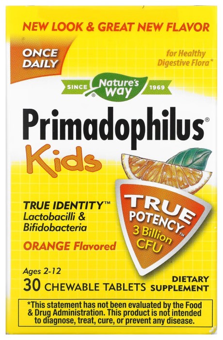 Kids Primadophilus - 30 tabs Orange