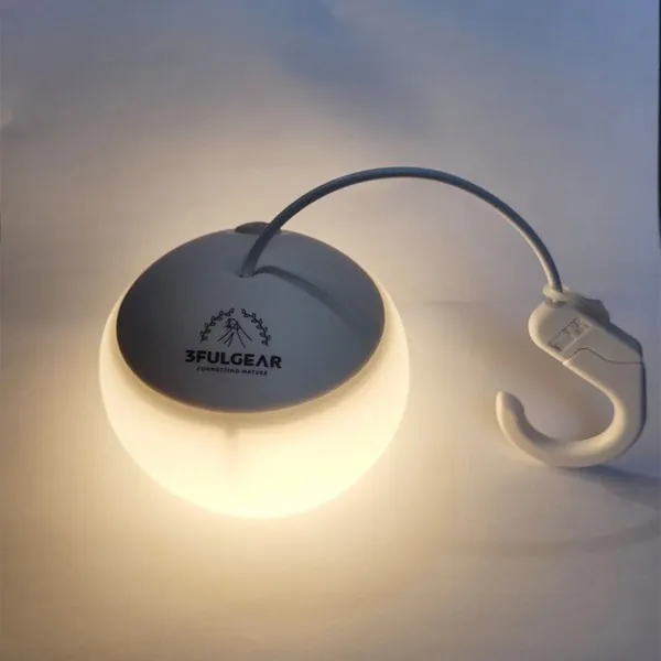 Ліхтар кемпінговий 3F Ul Gear DDW2000 charge version white