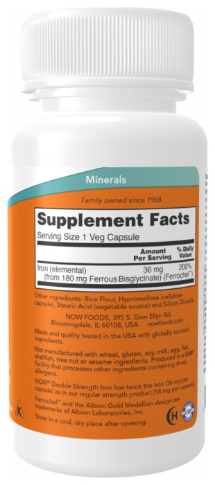 Iron 36mg Ferrochel - 90 vcaps (поврежденная банка)