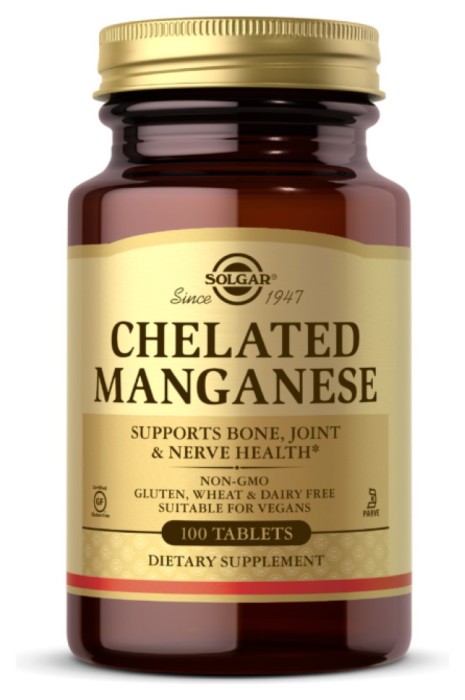 Chelated Manganese - 100 tabs