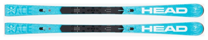 Лыжи горные HEAD ( 313253 ) WC Rebels e-Race Pro RP WCR 14 bl/wh + крепеж ( 100907 ) FREEFLEX 14 GW BR.85 [D]m.bk/sp.bl 2024