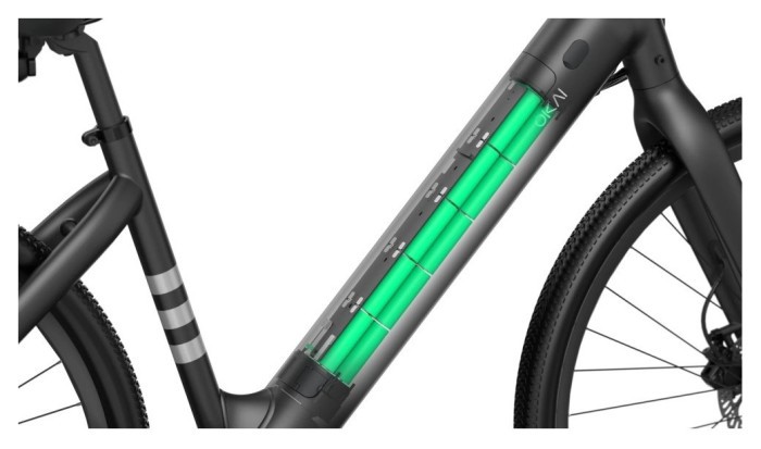 Електровелосипед OKAI EB60 Black 28', 250(500)W, 9,6Ah, 61.2km, 25km\h, NFC, App, 23kg