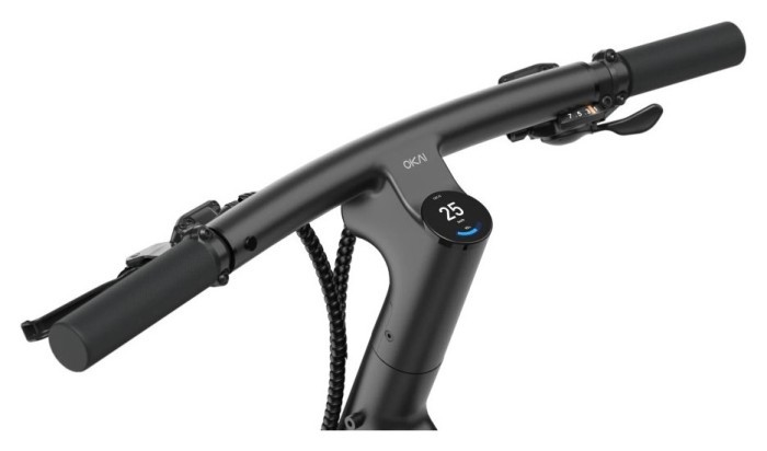 Електровелосипед OKAI EB60 Black 28', 250(500)W, 9,6Ah, 61.2km, 25km\h, NFC, App, 23kg
