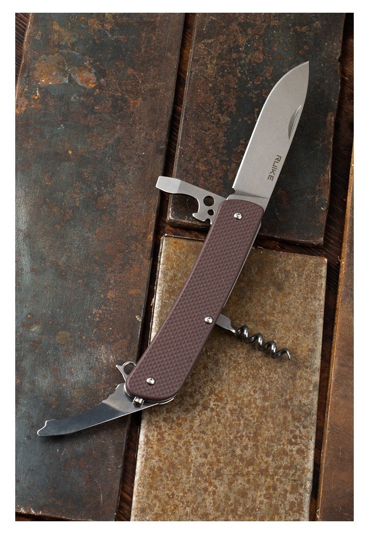 Многофункциональный нож Ruike Criterion Collection L21 коричневый