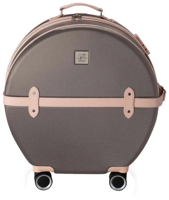 Валіза Semi Line 24" (M) Brown/Pink Cream (T5673-3)