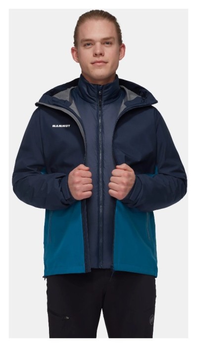 Куртка для туризму Mammut ( 1010-30870 ) Alto Light 3 in 1 HS Hooded Jacket 2025, укр, укр