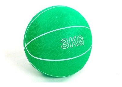 Медбол EasyFit RB 3 кг (медицинский мяч-слембол без отскока)