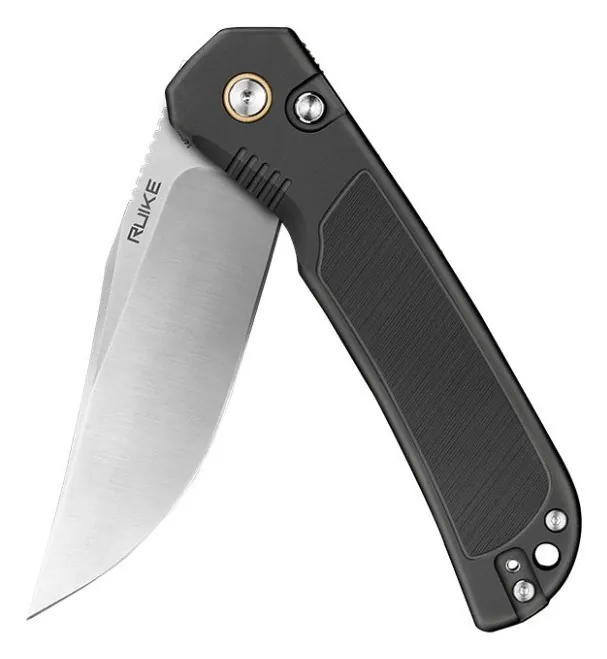 Ніж складаний туристичний Ruike P192-AK, (9.1 см) 14C28N / алюмінієвий сплав 6063, сірий
