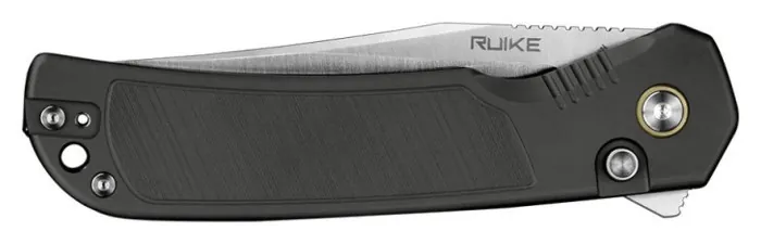 Ніж складаний туристичний Ruike P192-AK, (9.1 см) 14C28N / алюмінієвий сплав 6063, сірий
