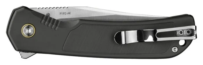 Ніж складаний туристичний Ruike P192-AK, (9.1 см) 14C28N / алюмінієвий сплав 6063, сірий