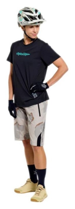 Джерси TLD WOMENS LILIUM RIDE SS TEE; SIGNATURE [BLACK] S