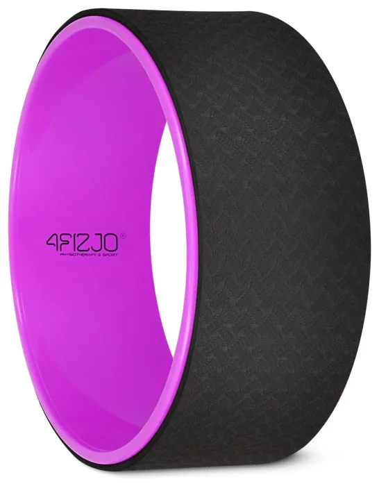 Колесо для йоги и фитнеса 4FIZJO Dharma Black/Pink (P-5907222931455)