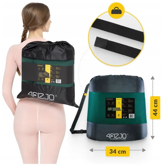 Коврик акупунктурный с подушкой 4FIZJO Ergo Mat Аппликатор Кузнецова Navy Green/Gold (P-5907739315076)