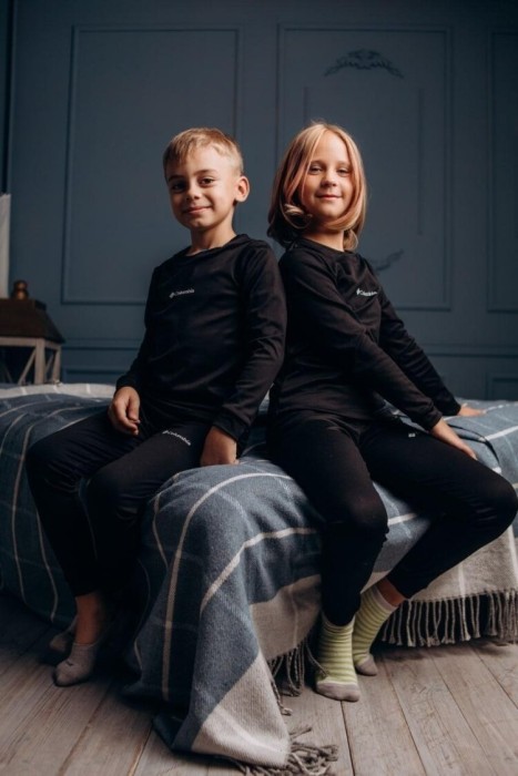 Термобілизна для дівчаток ROU, чорна, укр, укр