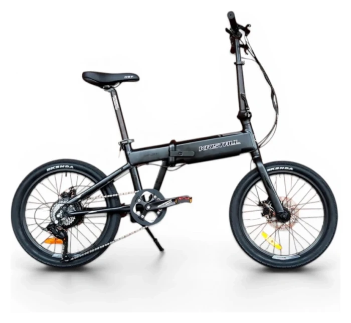 Велосипед електричний 20" Kristall F20 250W складаний Black-Grey