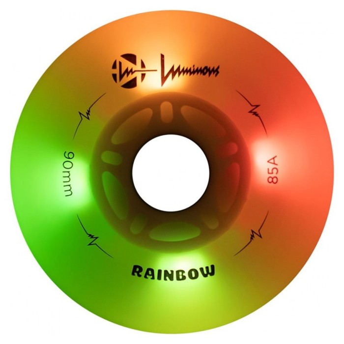 Веселкові колеса світяшки FR Luminous Rainbow 84mm 6-pack
