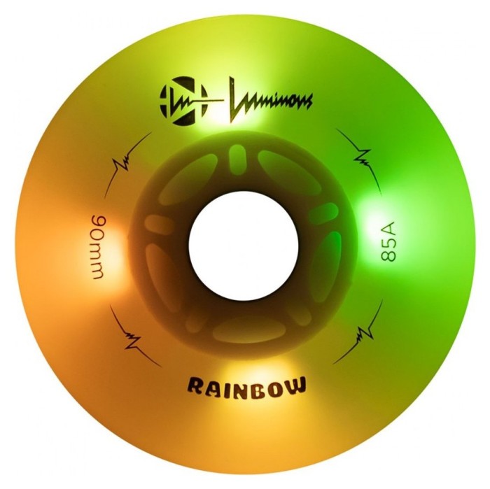 Веселкові колеса світяшки FR Luminous Rainbow 84mm 6-pack