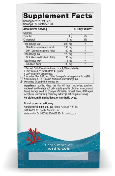 Complete Omega Junior - 180 mini softgels
