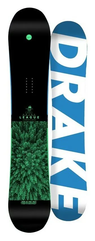 Сноуборд Drake LEAGUE 156 Black/green/blue/white (76291026) O (162 см black, blue, green, white)