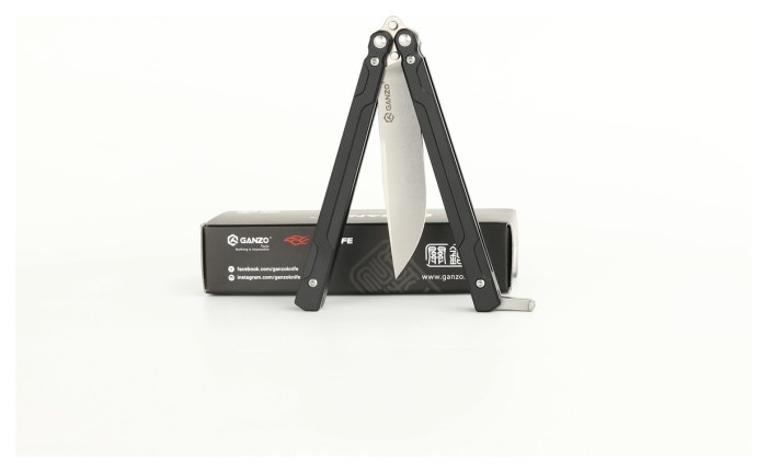 Нож-бабочка (балисонг) Ganzo G766-BK