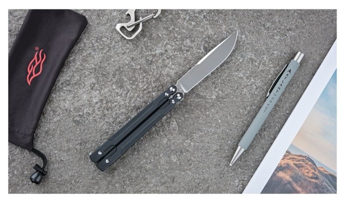 Нож-бабочка (балисонг) Ganzo G766-BK