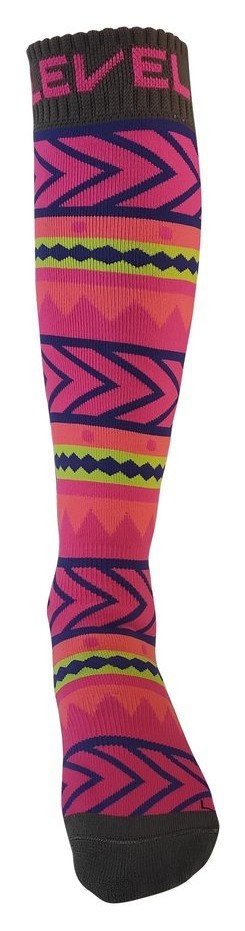 Носки сноубордичні жіночі Level HERRINGBONE 35-38 Fuchsia (LSBS20W2D)