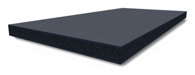 Коврик резиновый 500х500х12мм под штангу или гантели. Пресс крошка