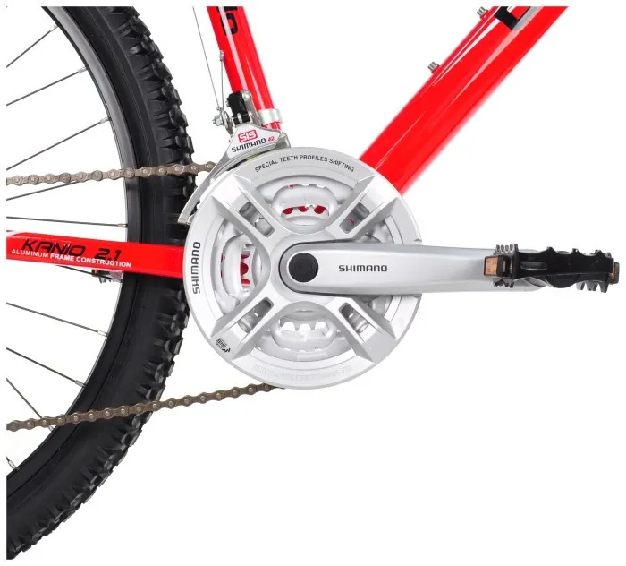 Велосипед CORRADO 26 MTB AL KANIO 2.1, Черно-красный