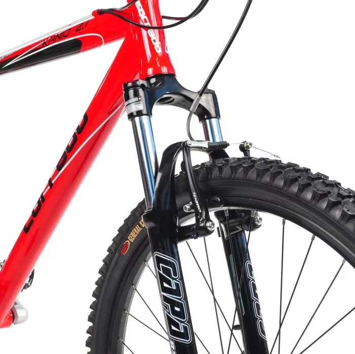 Велосипед CORRADO 26 MTB AL KANIO 2.1, Черно-красный