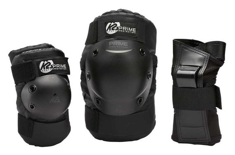 Захисний комплект для роликових коньків K2 PRIME M PAD SET L Black (3041500), укр, укр