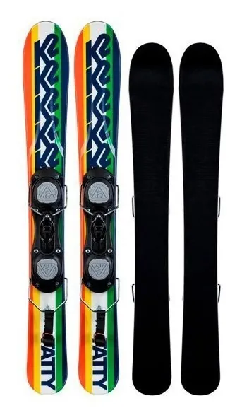 Гірські лижі (скіборди) K2 Fatty 88см Multicolor/black (10C0305.101.1.88) (88 см чорний/різнокольоровий)