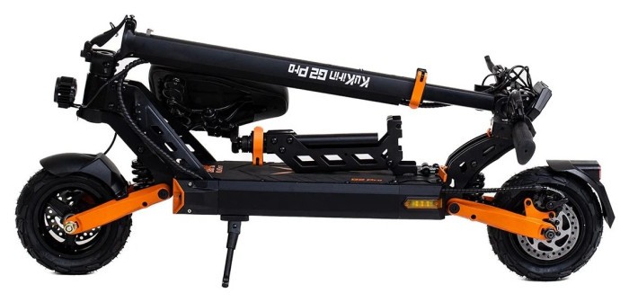 Kugoo Kirin G2 PRO 2025 Електроскутер з сидінням (600W, 15Ah, 48V), чорний, укр, укр