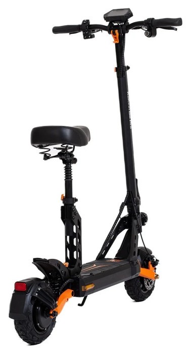 Kugoo Kirin G2 PRO 2025 Електроскутер з сидінням (600W, 15Ah, 48V), чорний, укр, укр