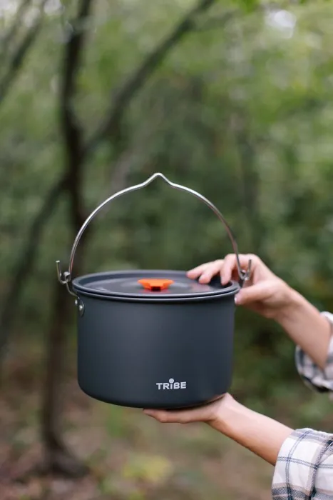 Казанок Tribe Pot 4 л Alu алюминиевый T-FH-0041-grey