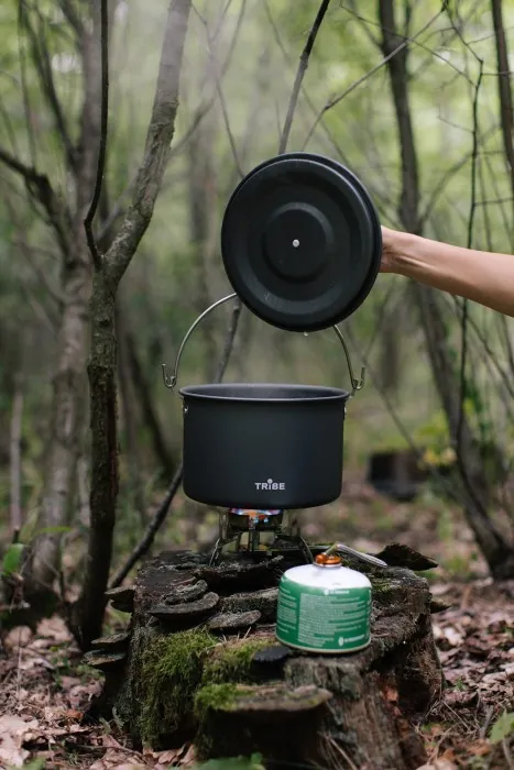 Казанок Tribe Pot 4 л Alu алюминиевый T-FH-0041-grey